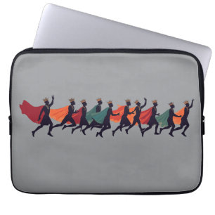 Ten Lords A Leaping Cut-Out Stencil-Style 2 Laptop Sleeve