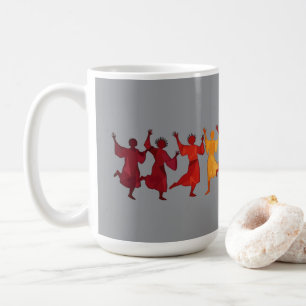 Ten-Lords-A Leaping Stencil-Style  Coffee Mug