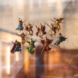 Ten Lords Leaping The Ten Commandments Vector 