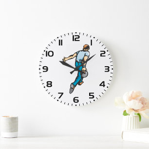 Ten Pin Bowler  Large Clock