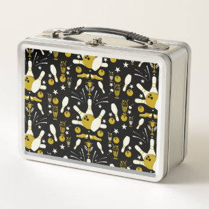 Ten Pin Bowling Home Decor Metal Lunch Box