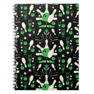 Ten Pin Bowling Home Decor Notebook
