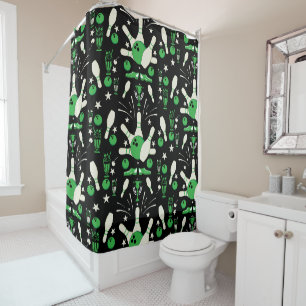 Ten Pin Bowling Home Decor Shower Curtain