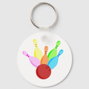 Ten Pin Bowling Key Ring