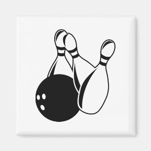 Ten Pin Bowling Magnet