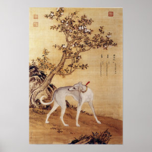 Ten Prized Dogs - Cangshuiqiu(Chinese greyhound) Poster
