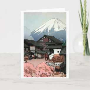 Ten views of Fuji, Funatsu, Yoshida Card