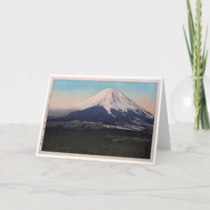 Ten views of Fuji, Yoshida vil.,Yoshida Card