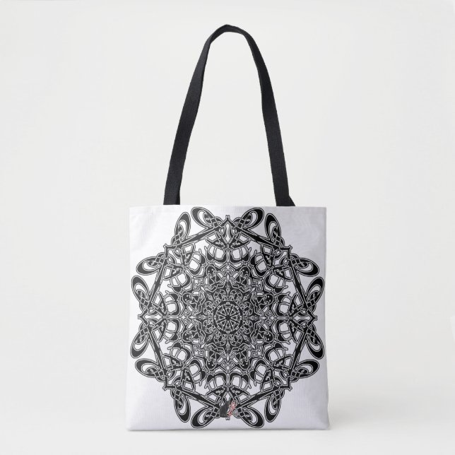 Tenacious Octa Glyph Tote Bag (Front)