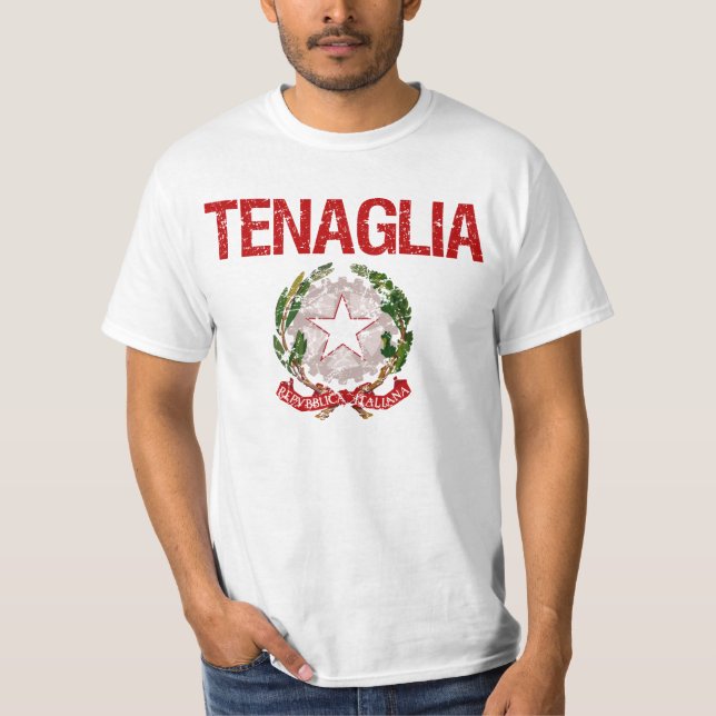 Tenaglia Italian Surname T-Shirt (Front)