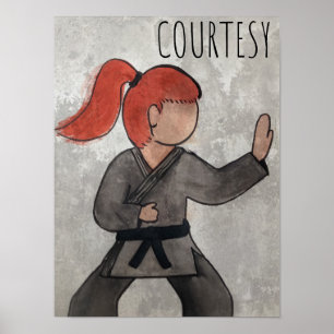 Tenants of Martial Arts - Courtesy Poster