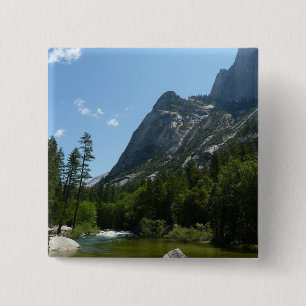 Tenaya Creek in Yosemite National Park 15 Cm Square Badge