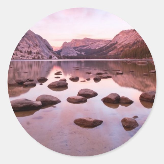 Tenaya Lake Classic Round Sticker (Front)