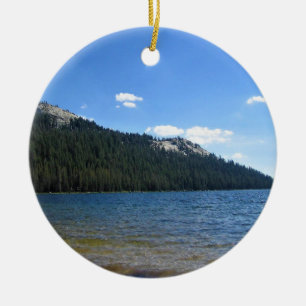 Tenaya Lake, Yosemite National Park, CA Ceramic Ornament
