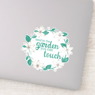 Tend to the garden you can reach watercolor floral
