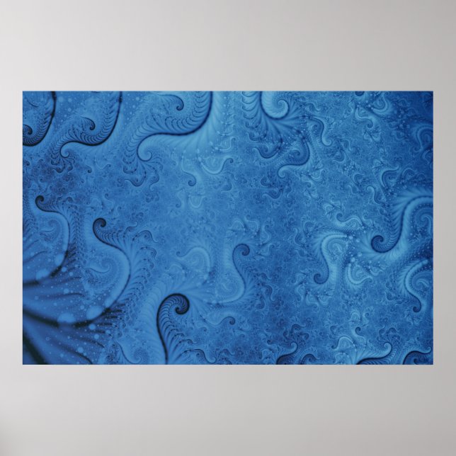 Tend To Zero Blue Poster (Front)