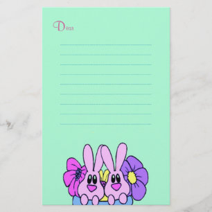 Tender Bunnies Stationery