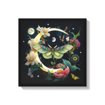 Tender canvas - Night butterfly