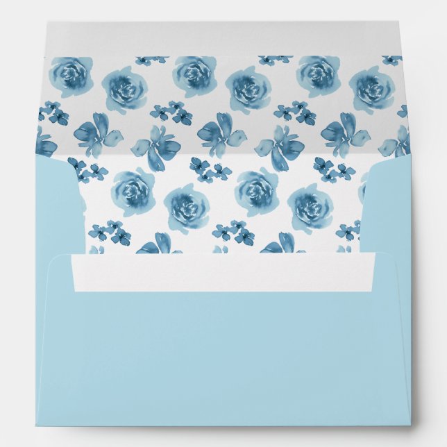Tender Collection Spun Sugar Blue  Envelope (Back (Bottom))