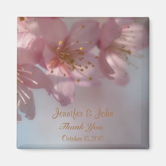 Tender Dream Wedding Favour Magnet (Front)