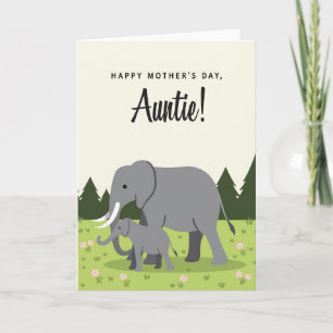Tender Elephant Mothers Day Card