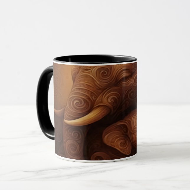 Tender Elephant Mug (Front Left)