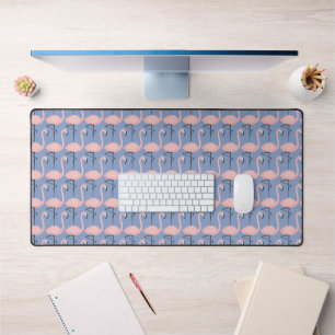Tender Flamingo Pattern Desk Mat