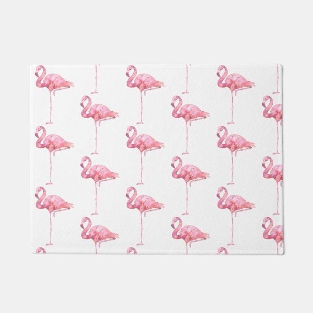 Tender Flamingo Series Design 1 Doormat (Front)