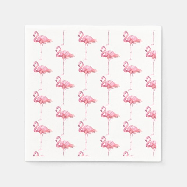 Tender Flamingo Series Design 1  Napkin (Front)