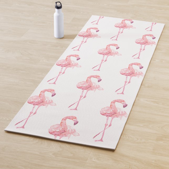 Tender Flamingo Series Design 2  Yoga Mat (In Situ)