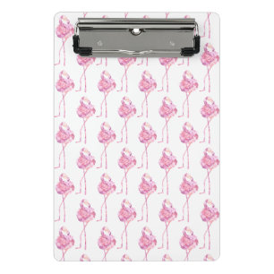 Tender Flamingo Series Design 3 Mini Clipboard