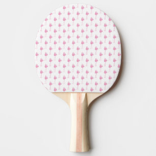 Tender Flamingo Series Design 3 Ping Pong Paddle
