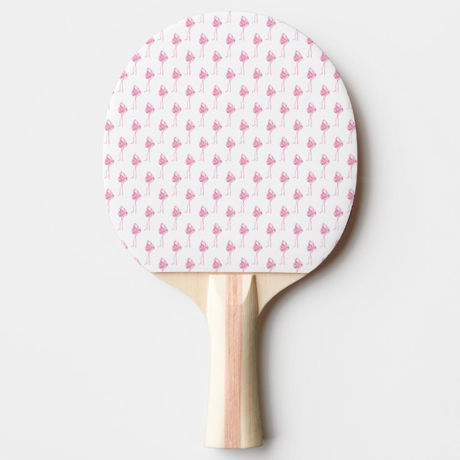 Tender Flamingo Series Design 3  Ping Pong Paddle (Front)