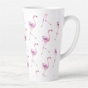 Tender Flamingo Series Design 5  Latte Mug