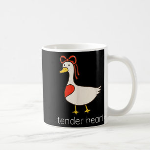 Tender Heart Funny Couple Goose Lover Valentine’s Coffee Mug