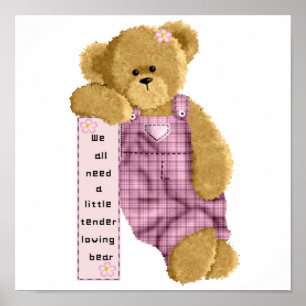 Tender Loving Bear Poster