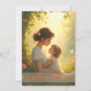 Tender Motherly Love in Blooming Light