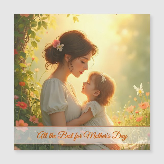 Tender Motherly Love in Blooming Light (Front)