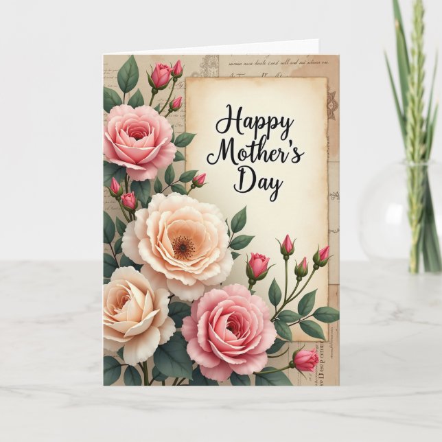 Tender Mothers Day Message Card (Front)