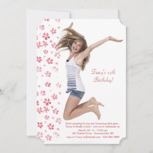 Tender Petals Photo Invitation