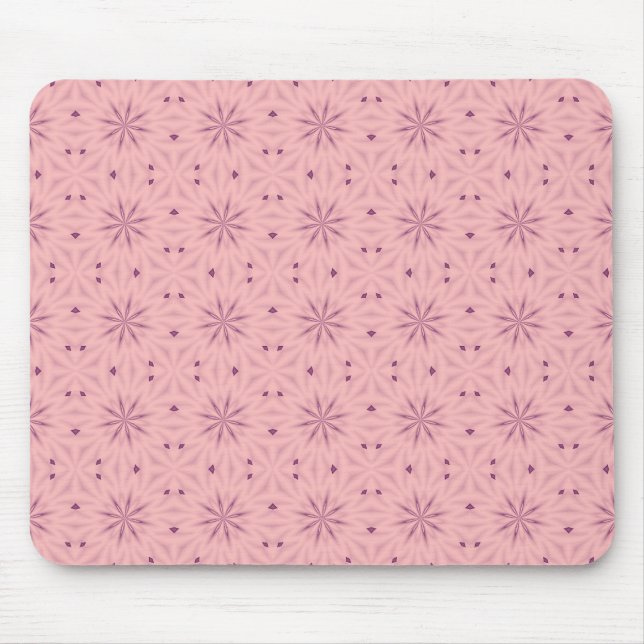 Tender Pink Pixels Mouse Pad (Front)