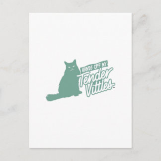 Tender Vittles Hands Off! Postcard