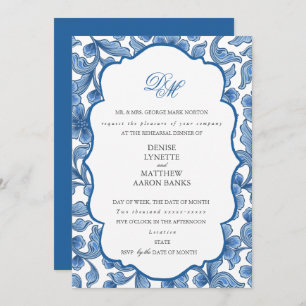 Tender Wedding Set Spun Sugar & Skydiver Blue Inv Invitation