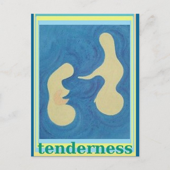 Tenderness Abstract Art Postcard (Front)