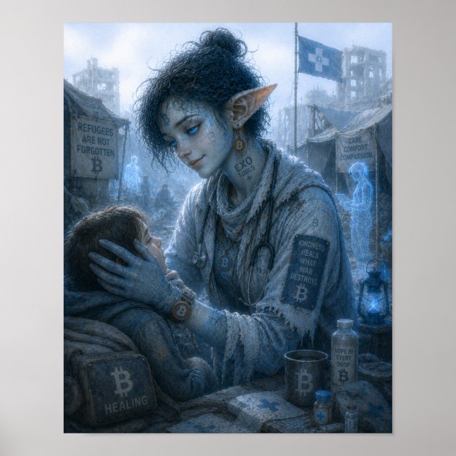 Tenderness / Healer / Refugee Camp Poster (Front)