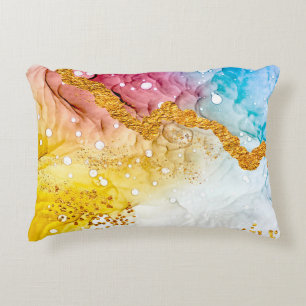 Tenderness in pastel colours. Unique creativity. I Decorative Cushion