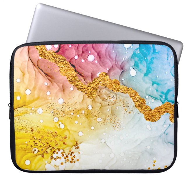 Tenderness in pastel colours. Unique creativity. I Laptop Sleeve (Front)