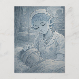 Tenderness / Nurse / Hospital Postcard