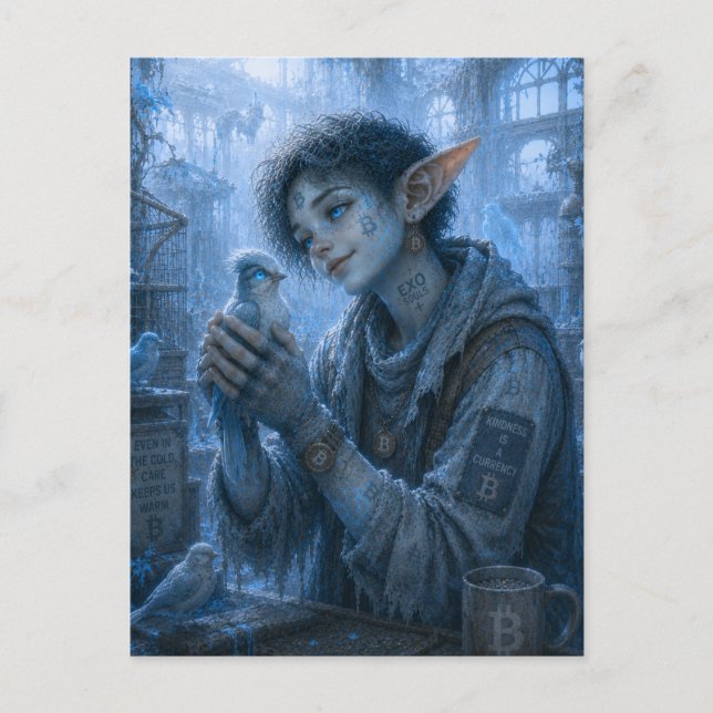 Tenderness / Ornithologist / Winter Garden Postcard (Front)