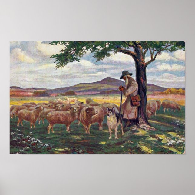 Tending the Sheep Poster (Front)